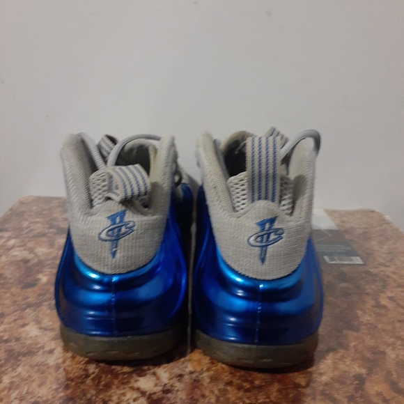 2013 Nike Air Foamposite One Men's Size 12 Yankee Sport Royal - Picture 4 of 9